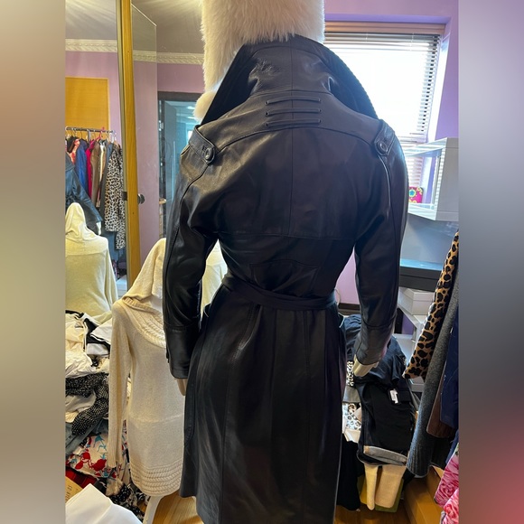Luca Luca belted lamb skin trench US8 - Picture 17 of 17